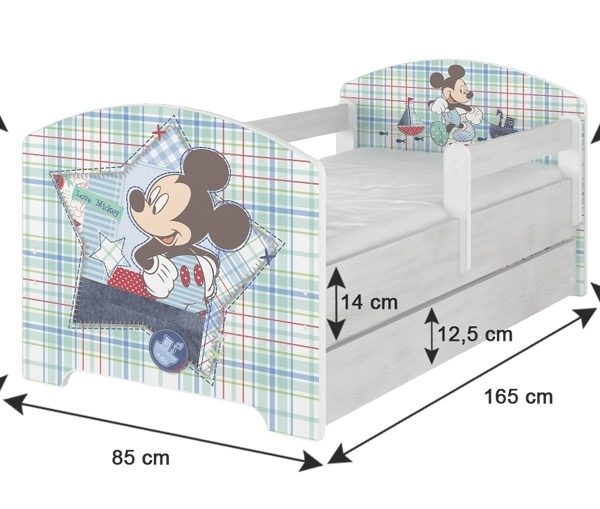 pigeon Citizenship Identify BabyBoo Detská postel Disney - Minnie, D19 160x80 cm - Kids Max Shop